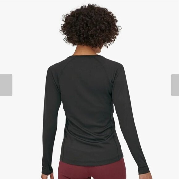 Patagonia Mid Weight Crewneck Capilene Base Layer Black Size Kids XXL - Picture 2 of 8